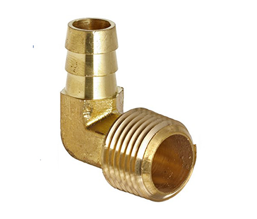 129 letkun barb 90 ° kyynärpää urosputkeen