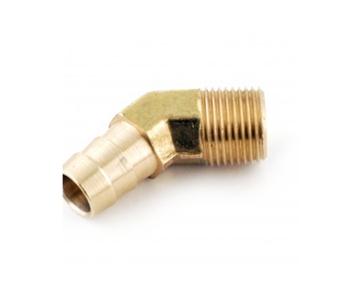 1/8 NPT X 1/4 Letku barb asentaa 45 ° uros kyynärpää