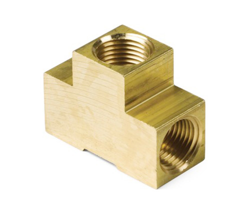 3700# Brass Fittings Union Tee -messinkiputkivarusteet